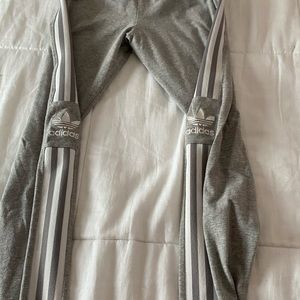 Gray adidas leggings